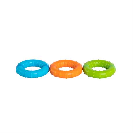 Тактильная игрушка Fat Brain Toys Silly Rings Магнитные кольца 3 шт. (F269ML) - фото 3