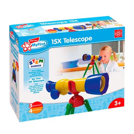 Детский телескоп Edu-Toys с увеличением в 15 раз (JS005) - фото 1