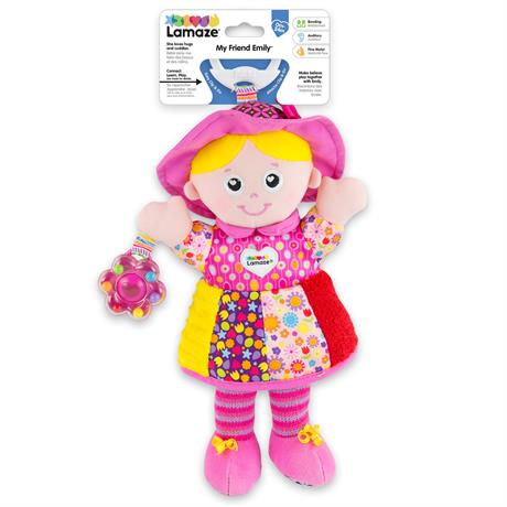 Мягкая игрушка-подвеска Lamaze Кукла Эмили с погремушкой (L27026) - фото 1