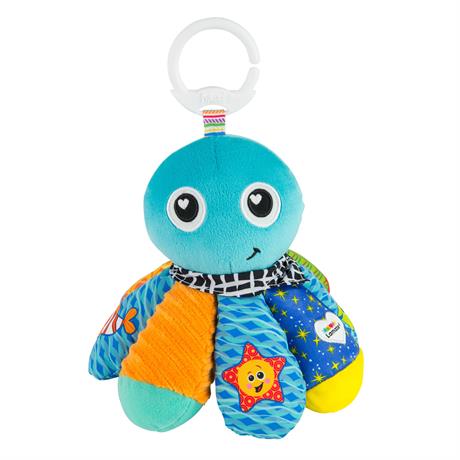 Мягкая игрушка-подвеска Lamaze Осьминог с пищалкой и зеркальцем (L27514) - фото 0