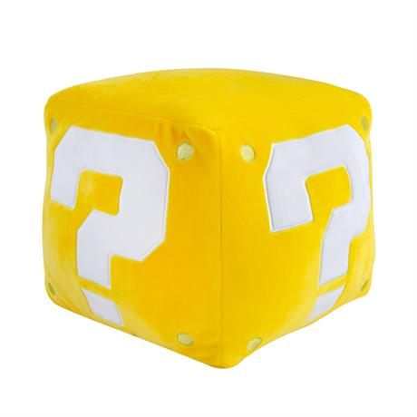 Мягкая игрушка Club Mocchi- Mocchi- Куб со знаком вопроса из Супер Марио 28 х 23 см (T12887) - фото 1