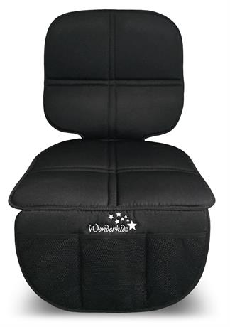 Захисний килимок для автомобільного сидіння Wonderkids чорний (WK10-SM01-001) - фото 0