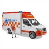 Автомодель Bruder MB Sprinter Швидка допомога з фігуркою 1:16 (02676)