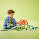 Конструктор LEGO DUPLO Town Железнодорожный мост и пути дополнительный набор 42 детали (10426)