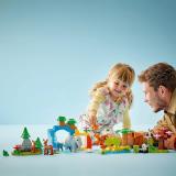 Конструктор LEGO DUPLO Town Семейства диких животных 3-в-1, 92 детали (10446)