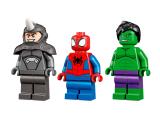 Конструктор LEGO Marvel Битва Халка з Носорогом на вантажівках 110 деталей (10782)