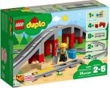 Конструктор LEGO DUPLO Trains Залізничний міст і рейки 26 деталей (10872)