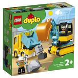 Конструктор LEGO DUPLO Грузовик и гусеничный экскаватор 20 деталей (10931)