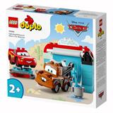 Конструктор LEGO DUPLO Disney Развлечения Молнии МакКвина и Сырника на автомойке 29 деталей (10996)