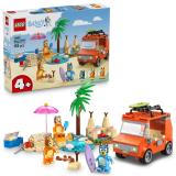 Конструктор LEGO Bluey Пляж и семейная поездка на автомобиле Блуи 133 детали (11202)