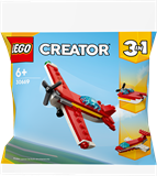 Конструктор LEGO Creator Культовий червоний літак 3 в 1, 51 деталь (30669)