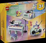 Конструктор LEGO® Creator 3 в 1 Музичний декор «Фортепіано з котом», 485 деталей (31392)