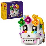 Конструктор «Офренда» LEGO® — декор в виде черепа на День мертвых (40811)