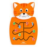 Бізіборд Viga Toys Котик із цифрами (50676FSC)