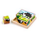 Дерев'яні кубики-пазл Viga Toys Ферма (59789)
