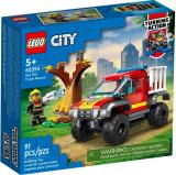 Конструктор LEGO City Fire Пожежно-рятувальний позашляховик 97 деталей (60393)