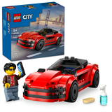 Конструктор LEGO City Червоний спортивний автомобіль 109 деталей (60448)