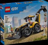 Конструктор LEGO® City Жовтий екскаватор-навантажувач - Будівельна іграшка, 301 деталей (60480)