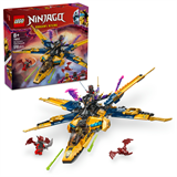 Конструктор LEGO NINJAGO Суперштормовий реактивний літак Рас та Арін 510 деталей (71833)