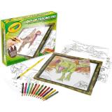 Набір для малювання Crayola Kits Динозаври з підсвічуванням (74-7497)