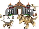 Конструктор LEGO Jurassic World Центр відвідувачів Атака тиранозавра й раптора 693 деталей (76961)