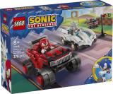 Конструктор LEGO Sonic Автомобіль Сільвера vs. монстр вантажівки Наклза 378 Деталей ( 77118 )
