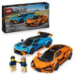 Конструктор LEGO Speed Champions Lamborghini Revuelto і Huracan STO 607 деталей (77238)