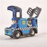 Іграшковий поліцейський автомобіль Hape з фігурками (E3738)