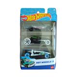 Набір машинок Hot Wheels 3 шт. 1:64 сірий, чорний, білий (K5904-19)