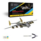 Колекційна модель-конструктор Metal Time Ukrainian Dream Exclusive Edition Ан-225 Мрія механічна двокольорова (MT001EE)