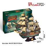 3D пазл CubicFun Іспанська Армада Сан Феліпе (T4017h)