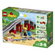 Конструктор LEGO DUPLO Trains Залізничний міст і рейки 26 деталей (10872)