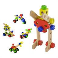 Дерев'яний конструктор Viga Toys 48 деталей (50383)