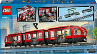 Конструктор LEGO City Трамвай і вокзал у центрі міста 811 деталей (60423)