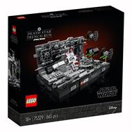 Конструктор LEGO Star Wars Діорама Політ над Зіркою Смерті 665 деталей (75329)