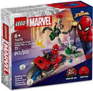 Конструктор LEGO Marvel Погоня на мотоциклах Людина-Павук vs. Доктор Восьминіг 77 деталей (76275)