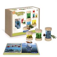 Ігровий набір Guidecraft Natural Play Скарби в кольорових баночках (G3087)