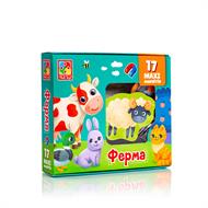 Набір магнітів Vladi Toys Ферма (VT3106-24)