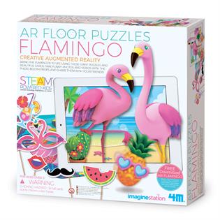 Пазл с 3d дополненной реальностью Фламинго 4M (00-06809)