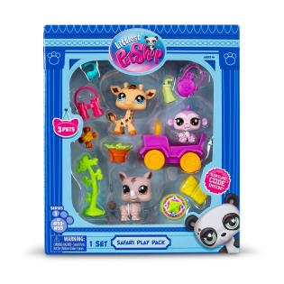 Набор фигурок Littlest Pet Shop Сафари с аксессуарами (00524)