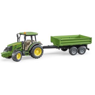 Модель Bruder Трактор John Deere з причіпом 1:16 (02108)