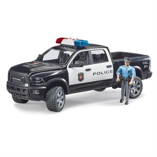 Автомодель Bruder Полицейский пикап RAM 2500 с фигуркой 1:16 (02505)