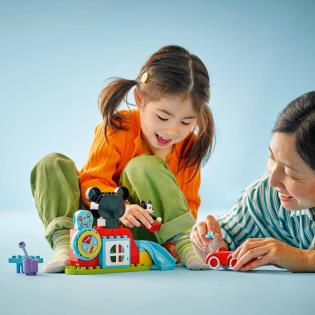 Конструктор LEGO DUPLO Disney Міккі Маус Клубний будинок і автомобіль 27 деталей (10454)