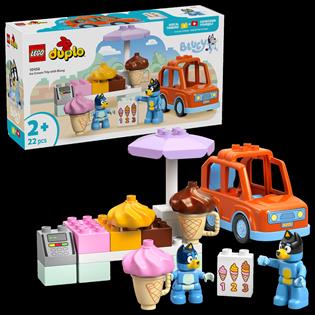 Конструктор LEGO DUPLO Bluey Подорож із морозивом із Блуї 22 деталі (10458)