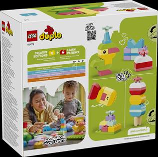 Конструктор LEGO® DUPLO® Classic Коробка кубиков для ярких творческих сборников Игрушка для концентрации, 80 деталей (10479)