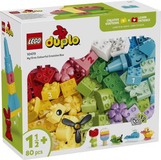 Конструктор LEGO® DUPLO® Classic Коробка кубиков для ярких творческих сборников Игрушка для концентрации, 80 деталей (10479)