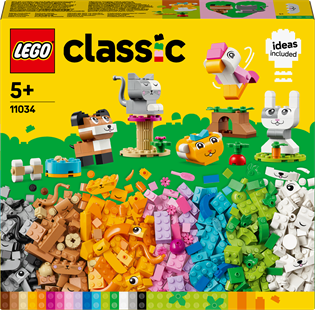 Конструктор LEGO Classic Творческие питомцы 450 деталей (11034)