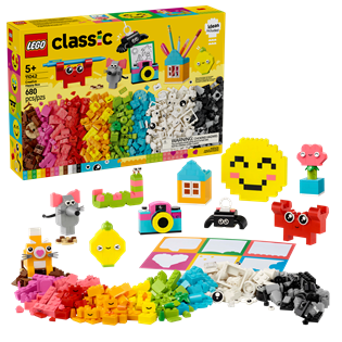 Конструктор LEGO Classic Щасливий творчий набір 680 деталей (11042)