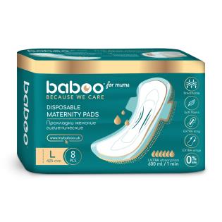 Одноразові прокладки для вагітних Baboo великі 8 шт. (2-110)