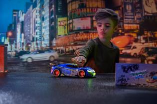 Машинка Road Rippers Speed Swipe Bionic Blue зі світловими і звуковими ефектами (20121)
